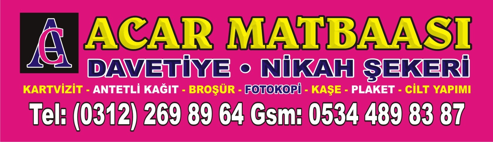 Acar Matbaa Reklam